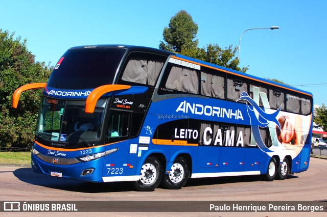 Empresa de Transportes Andorinha 7223 na cidade de Curitiba, Paraná, Brasil, por Paulo Henrique Pereira Borges. ID da foto: 11289526.