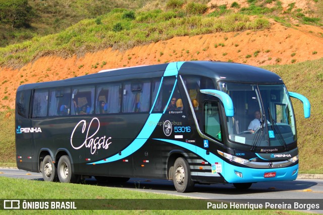 Empresa de Ônibus Nossa Senhora da Penha 53016 na cidade de Aparecida, São Paulo, Brasil, por Paulo Henrique Pereira Borges. Número da foto: #11289531.