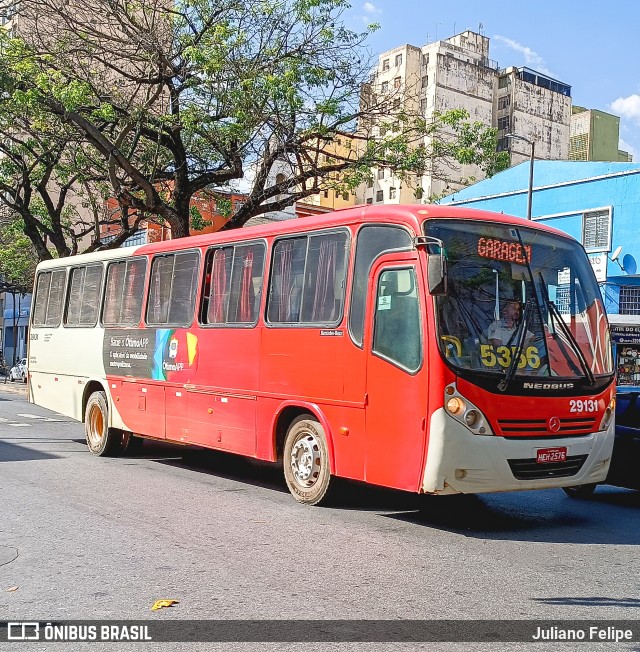 Transbus Transportes > Gávea Transportes 29131 na cidade de Belo Horizonte, Minas Gerais, Brasil, por Juliano Felipe. Número da foto: #11289317.