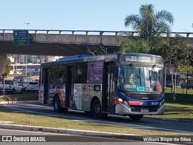 Next Mobilidade - ABC Sistema de Transporte 81.071 na cidade de São Bernardo do Campo, São Paulo, Brasil, por William Bispo da Silva. ID da foto: 11288950.