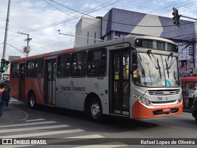 Viação Osasco 744 na cidade de Osasco, São Paulo, Brasil, por Rafael Lopes de Oliveira. Número da foto: #11289052.