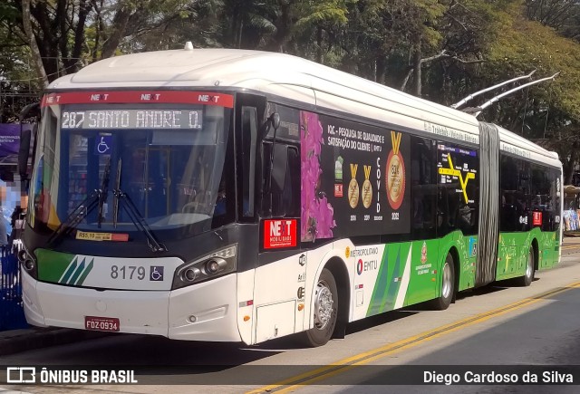 Next Mobilidade - ABC Sistema de Transporte 8179 na cidade de Diadema, São Paulo, Brasil, por Diego Cardoso da Silva. ID da foto: 11289067.