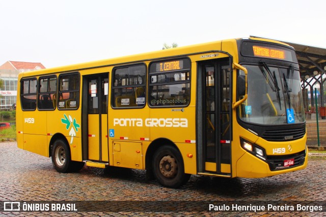 VCG - Viação Campos Gerais 1459 na cidade de Ponta Grossa, Paraná, Brasil, por Paulo Henrique Pereira Borges. ID da foto: 11289551.