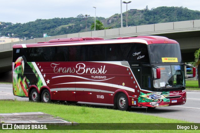 TransBrasil Turismo 1118 na cidade de Florianópolis, Santa Catarina, Brasil, por Diego Lip. Número da foto: #11289034.