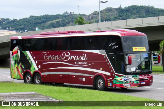 TransBrasil Turismo 1118 na cidade de Florianópolis, Santa Catarina, Brasil, por Diego Lip. ID da foto: 11289034.