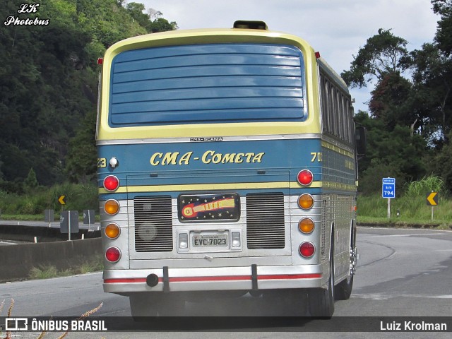 Ônibus Particulares 7023 na cidade de Juiz de Fora, Minas Gerais, Brasil, por Luiz Krolman. Número da foto: #11289657.