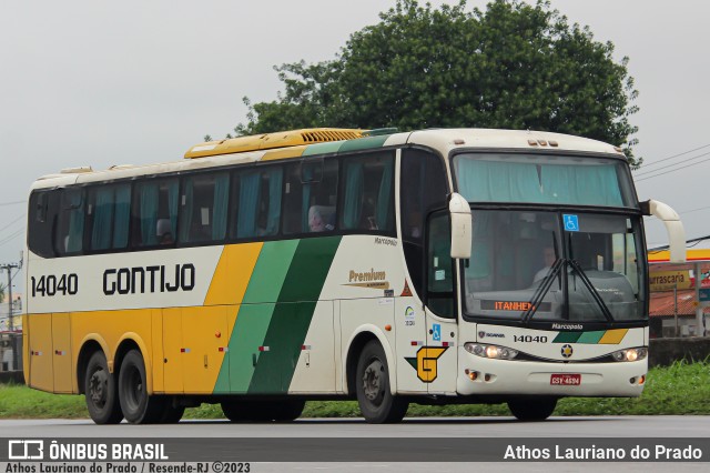 Empresa Gontijo de Transportes 14040 na cidade de Resende, Rio de Janeiro, Brasil, por Athos Lauriano do Prado. ID da foto: 11290053.