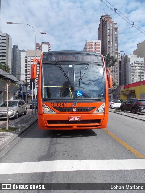 Viação Cidade Sorriso GD341 na cidade de Curitiba, Paraná, Brasil, por Lohan Mariano. ID da foto: 11288735.