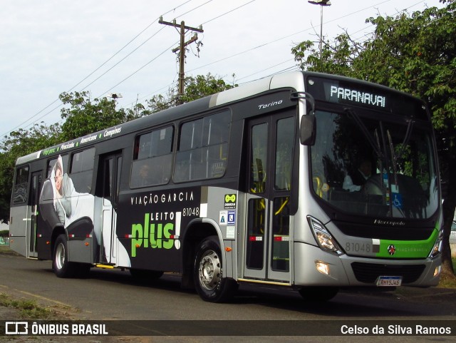 Viação Garcia 81048 na cidade de Paranavaí, Paraná, Brasil, por Celso da Silva Ramos. Número da foto: #11288949.