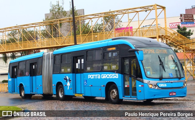 VCG - Viação Campos Gerais 1353 na cidade de Ponta Grossa, Paraná, Brasil, por Paulo Henrique Pereira Borges. Número da foto: #11289545.