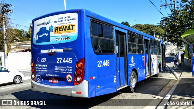 BB Transportes e Turismo 27.445 na cidade de Barueri, São Paulo, Brasil, por João Gabriel. Número da foto: #11247252.