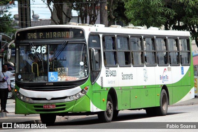 Belém Rio Transportes BD-54620 na cidade de Belém, Pará, Brasil, por Fabio Soares. Número da foto: #11247518.
