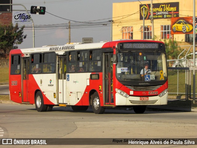 Expresso CampiBus 2320 na cidade de Campinas, São Paulo, Brasil, por Henrique Alves de Paula Silva. Número da foto: #11247504.