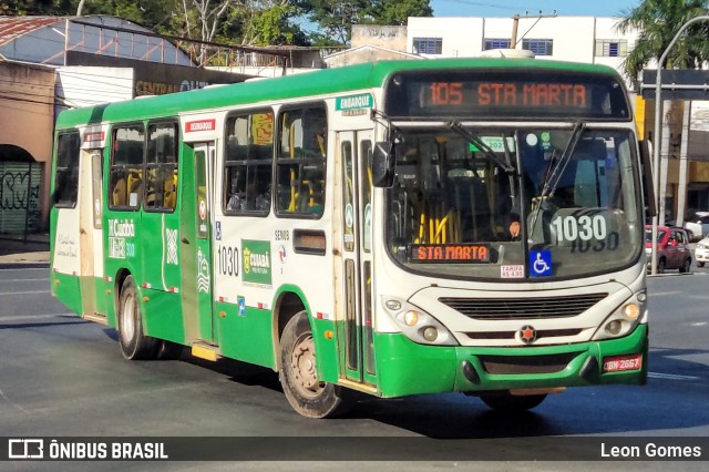 Viação Paraense Cuiabá Transportes 1030 na cidade de Cuiabá, Mato Grosso, Brasil, por Leon Gomes. Número da foto: #11246354.