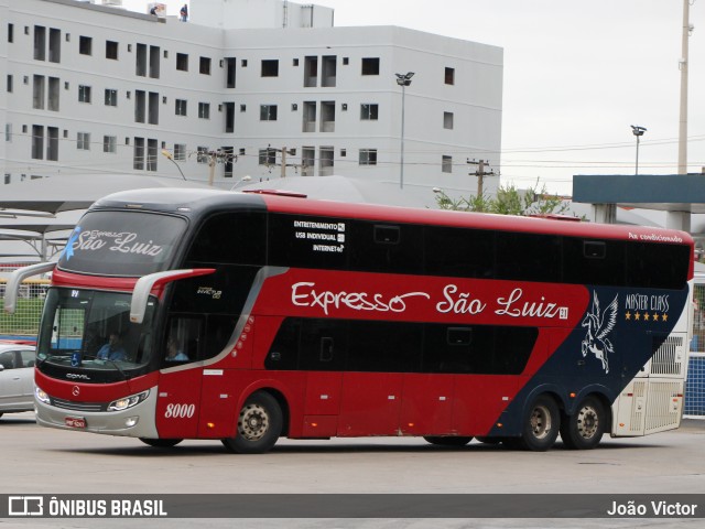 Expresso São Luiz 8000 na cidade de Goiânia, Goiás, Brasil, por João Victor. ID da foto: 11247645.