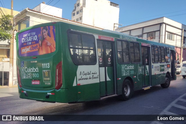 Viação Paraense Cuiabá Transportes 1113 na cidade de Cuiabá, Mato Grosso, Brasil, por Leon Gomes. ID da foto: 11246452.