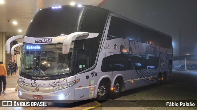 Estrela Turismo 7000 na cidade de Registro, São Paulo, Brasil, por Fábio Paixão. ID da foto: 11245849.