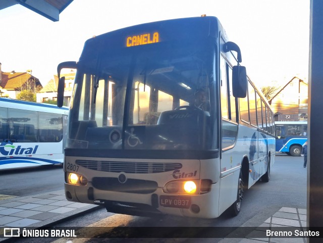 Citral Transporte e Turismo 2807 na cidade de Gramado, Rio Grande do Sul, Brasil, por Brenno Santos. Número da foto: #11247610.