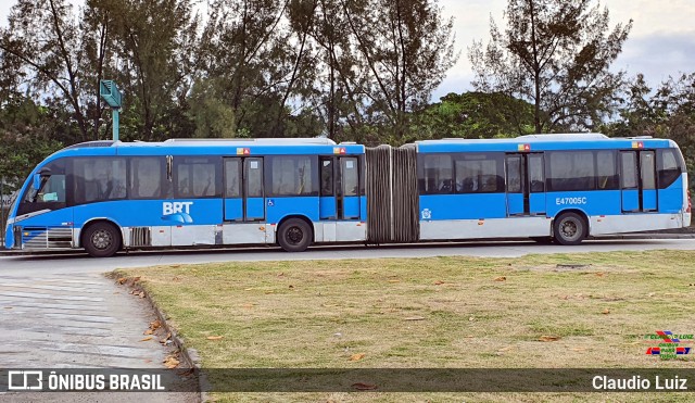 Mobi Rio E47005C na cidade de Rio de Janeiro, Rio de Janeiro, Brasil, por Claudio Luiz. Número da foto: #11247067.