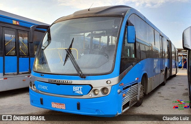 Mobi Rio E13401C na cidade de Rio de Janeiro, Rio de Janeiro, Brasil, por Claudio Luiz. Número da foto: #11246984.