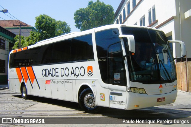 Viação Cidade do Aço RJ 174.009 na cidade de Rio de Janeiro, Rio de Janeiro, Brasil, por Paulo Henrique Pereira Borges. Número da foto: #11248218.