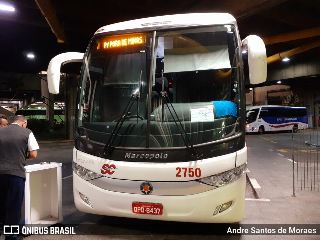 Viação São Cristóvão 2750 na cidade de São Paulo, São Paulo, Brasil, por Andre Santos de Moraes. ID da foto: 11245881.