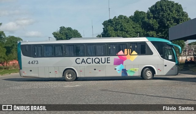 Cacique Transportes 4473 na cidade de Cruz das Almas, Bahia, Brasil, por Flávio  Santos. Número da foto: #11246323.