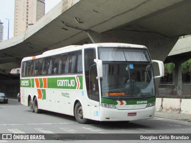 Empresa Gontijo de Transportes 20235 na cidade de Belo Horizonte, Minas Gerais, Brasil, por Douglas Célio Brandao. ID da foto: 11247551.