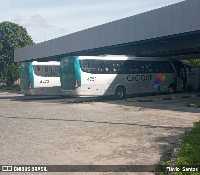 Cacique Transportes 4751 na cidade de Cruz das Almas, Bahia, Brasil, por Flávio  Santos. Número da foto: #11246351.