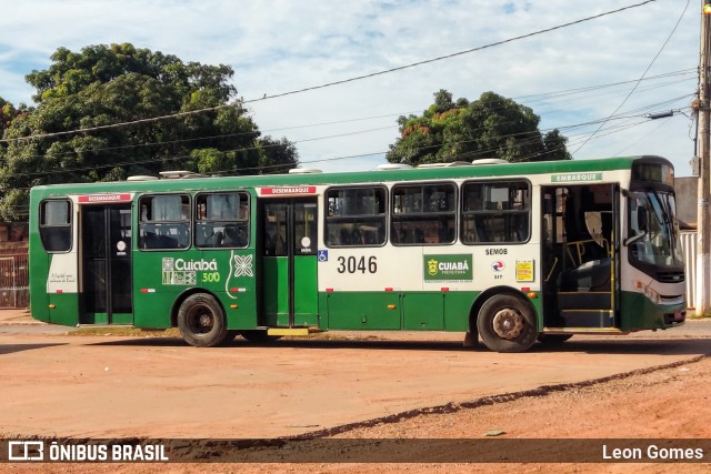 Expresso Caribus Transportes 3046 na cidade de Cuiabá, Mato Grosso, Brasil, por Leon Gomes. Número da foto: #11246390.