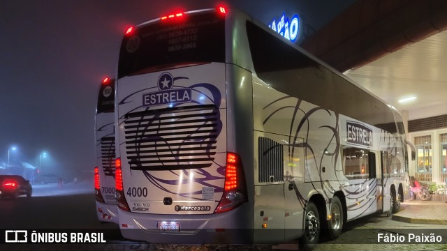 Estrela Turismo 4000 na cidade de Registro, São Paulo, Brasil, por Fábio Paixão. Número da foto: #11245844.