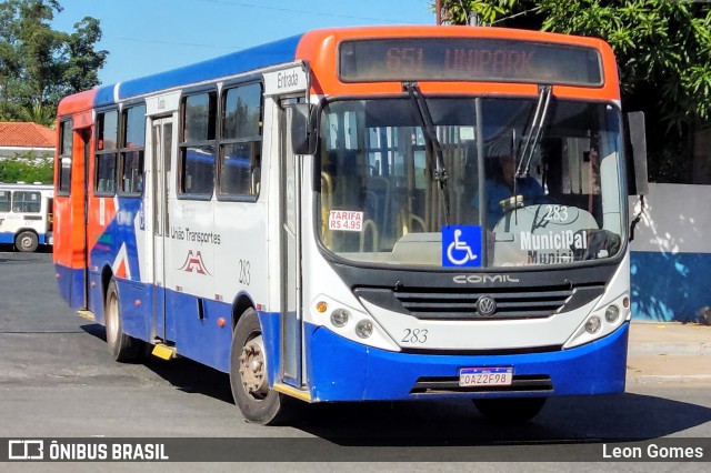 União Transportes 283 na cidade de Várzea Grande, Mato Grosso, Brasil, por Leon Gomes. Número da foto: #11246415.