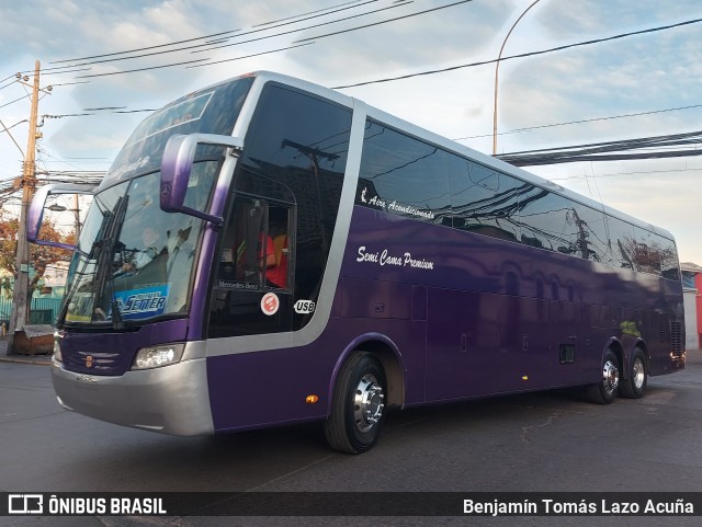 Pullman Setter BKXR23 na cidade de Estación Central, Santiago, Metropolitana de Santiago, Chile, por Benjamín Tomás Lazo Acuña. Número da foto: #11248450.