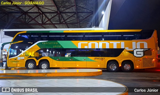 Empresa Gontijo de Transportes 25020 na cidade de Goiânia, Goiás, Brasil, por Carlos Júnior. Número da foto: #11292360.
