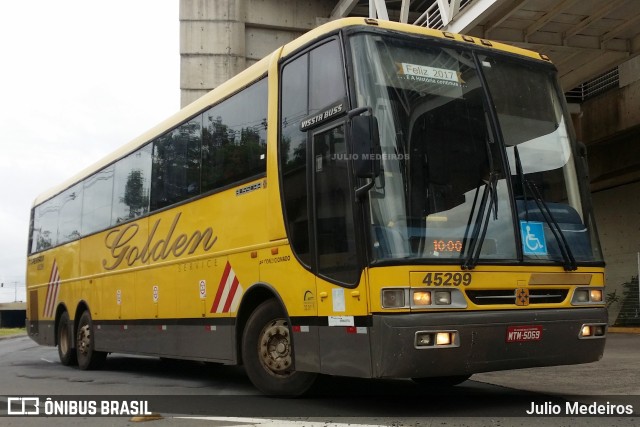 Viação Itapemirim 45299 na cidade de Campinas, São Paulo, Brasil, por Julio Medeiros. ID da foto: 11292055.