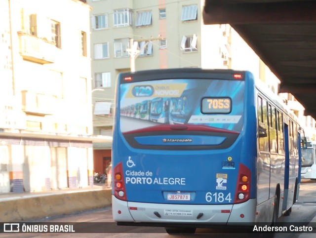 Auto Viação Navegantes 6184 na cidade de Porto Alegre, Rio Grande do Sul, Brasil, por Anderson Castro. Número da foto: #11291594.