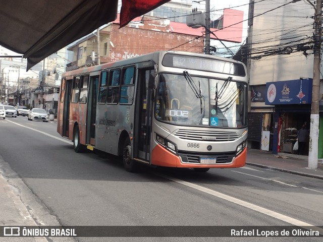 Viação Osasco 0866 na cidade de Osasco, São Paulo, Brasil, por Rafael Lopes de Oliveira. Número da foto: #11291870.