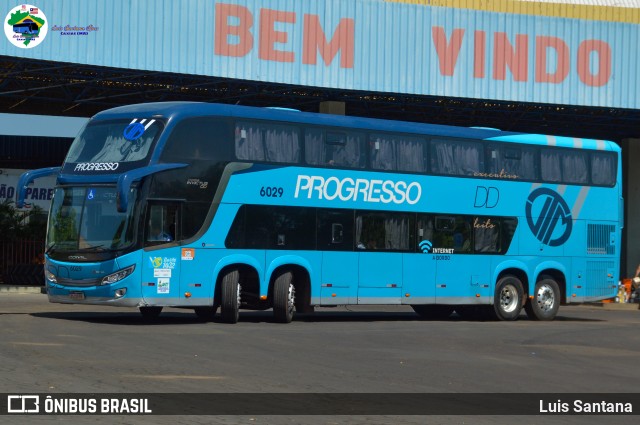 Auto Viação Progresso 6029 na cidade de Caxias, Maranhão, Brasil, por Luis Santana. ID da foto: 11293043.