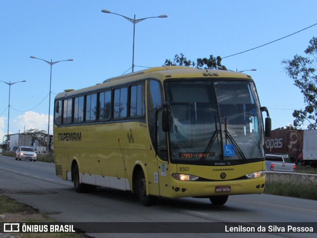 Viação Itapemirim 8501 na cidade de Caruaru, Pernambuco, Brasil, por Lenilson da Silva Pessoa. ID da foto: 11293398.