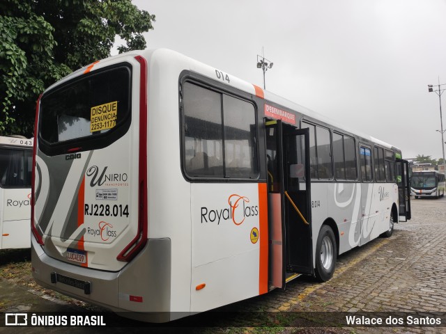 UniRio Transportes RJ 228.014 na cidade de Rio de Janeiro, Rio de Janeiro, Brasil, por Walace dos Santos. ID da foto: 11291149.