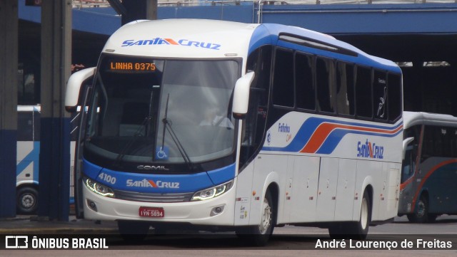 VUSC - Viação União Santa Cruz 4100 na cidade de Porto Alegre, Rio Grande do Sul, Brasil, por André Lourenço de Freitas. ID da foto: 11292722.