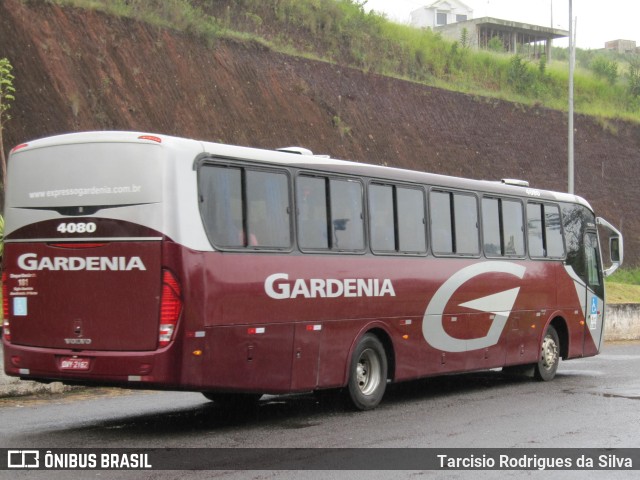 Expresso Gardenia 4080 na cidade de São Lourenço, Minas Gerais, Brasil, por Tarcisio Rodrigues da Silva. ID da foto: 11292046.