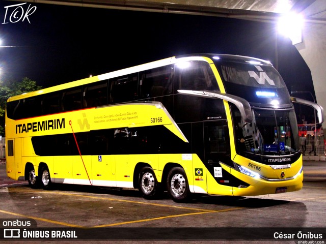 Viação Nova Itapemirim 50166 na cidade de Belo Horizonte, Minas Gerais, Brasil, por César Ônibus. Número da foto: #11293211.