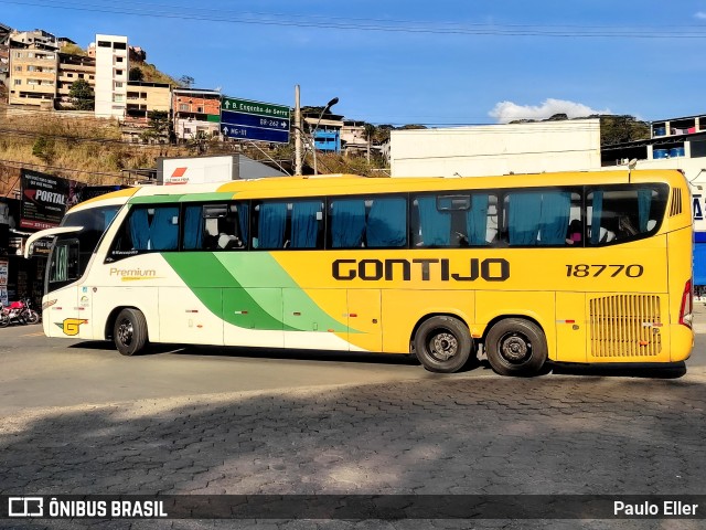 Empresa Gontijo de Transportes 18770 na cidade de Manhuaçu, Minas Gerais, Brasil, por Paulo Eller. Número da foto: #11292904.