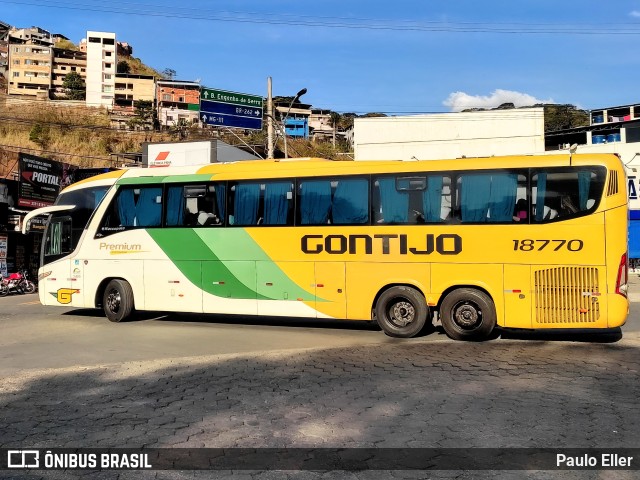 Empresa Gontijo de Transportes 18770 na cidade de Manhuaçu, Minas Gerais, Brasil, por Paulo Eller. ID da foto: 11292904.