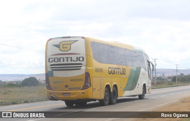 Empresa Gontijo de Transportes 18095 na cidade de Vitória da Conquista, Bahia, Brasil, por Rava Ogawa. Número da foto: #11292059.
