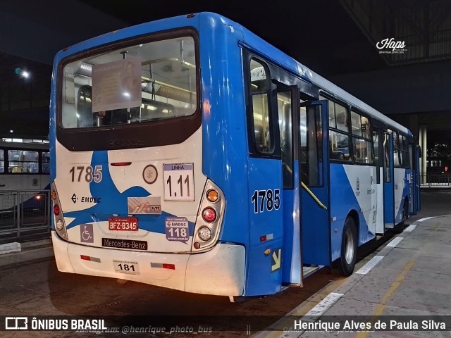 VB Transportes e Turismo 1785 na cidade de Campinas, São Paulo, Brasil, por Henrique Alves de Paula Silva. Número da foto: #11291862.