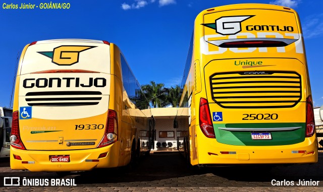 Empresa Gontijo de Transportes 25020 na cidade de Goiânia, Goiás, Brasil, por Carlos Júnior. Número da foto: #11292324.