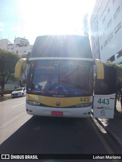 Torrescar Transportes e Turismo 443 na cidade de Curitiba, Paraná, Brasil, por Lohan Mariano. ID da foto: 11291653.