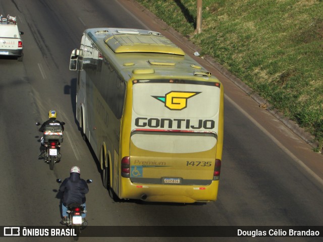 Empresa Gontijo de Transportes 14735 na cidade de Belo Horizonte, Minas Gerais, Brasil, por Douglas Célio Brandao. ID da foto: 11294003.